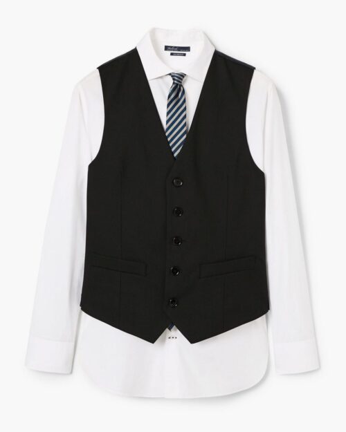 Slim-fit suit gilet